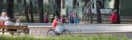 Rabka Zdrój Park Zdrojowy